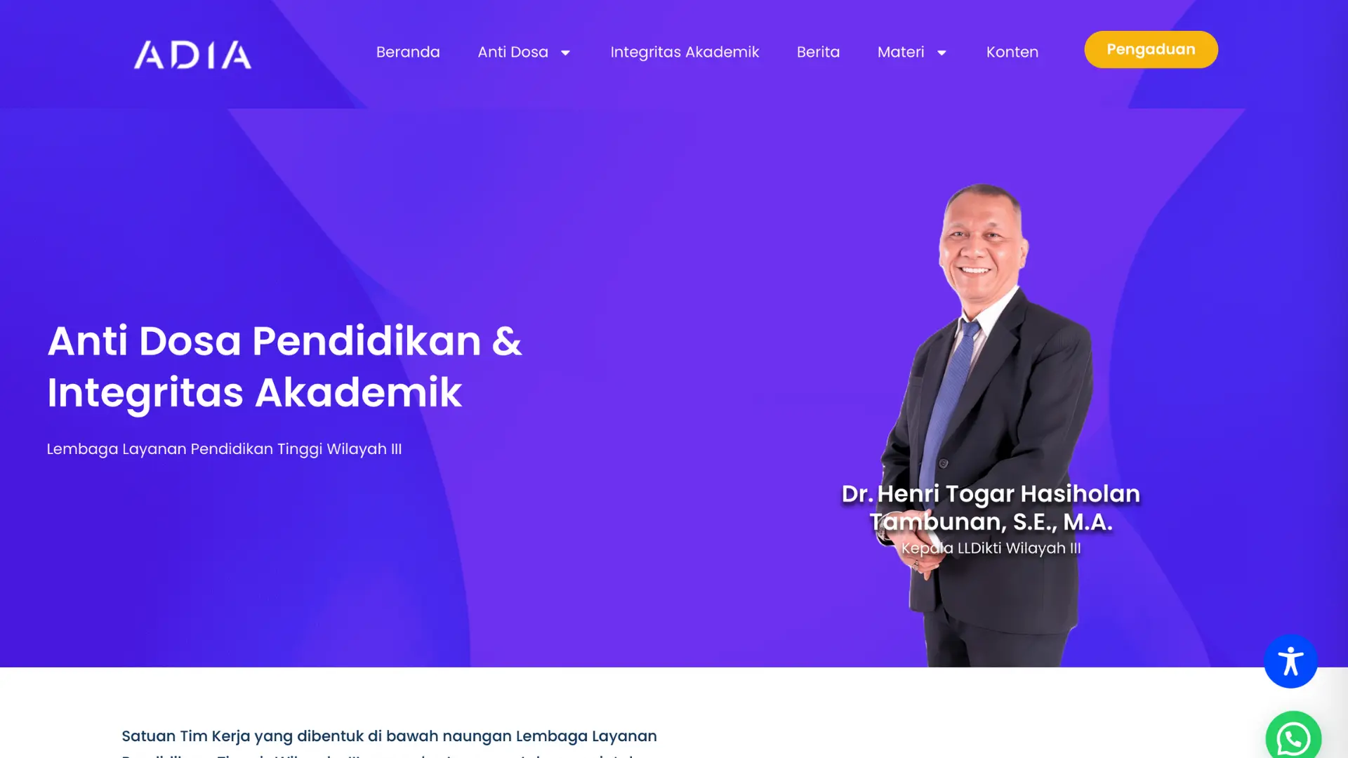Web Administrator - Intern background